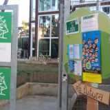 L'ingresso della "Biblioteca dei ragazzi e delle ragazze", ubicata nel Parco 2 giugno e affidata alla cooperativa Progetto citt�